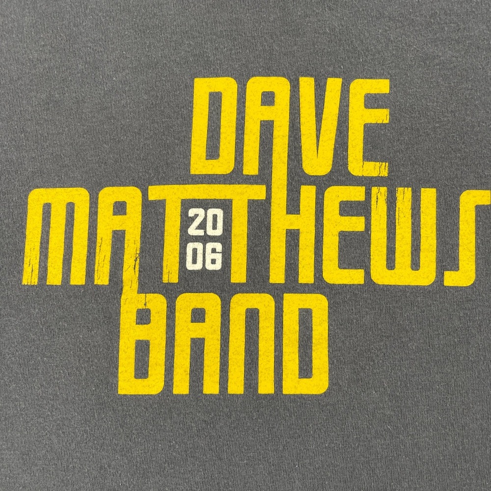 Dave Matthews Band Royal Apparel Mens XL Gray 2006 Summer Tour Graphic T-Shirt